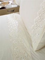 View Item Belvoir White Duvet Cover Set - Percale Quilt Cover Set (King Size)